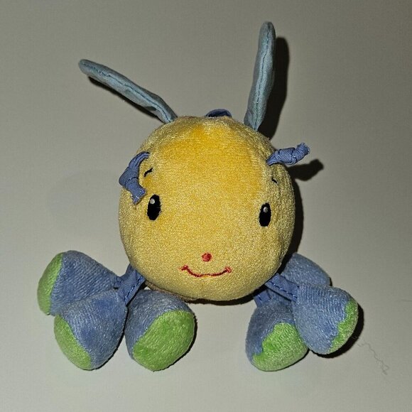 Unbranded Other - Bumble Bee Plush Rattle Lovey Crinkle Wings Stuffed Baby Toy Small 4" READ